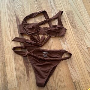 New Pacsun Brown Bikini